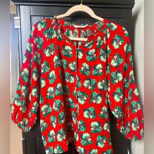 Tucker The Classic Blouse, Size Small, 100% silk